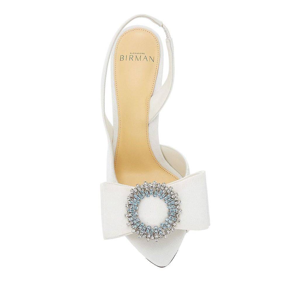 Alexandre Birman Madeline Embellished Bridal Slingbacks - Picture 5 of 15